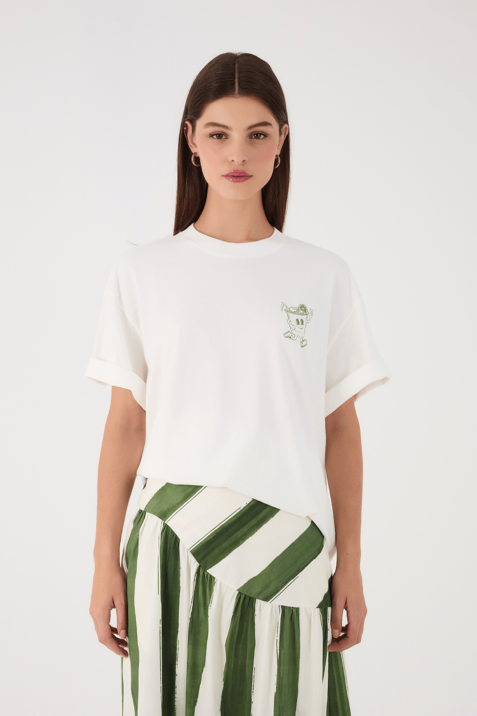 Off-White Lemon Caip Short Sleeve Graphic T-Shirt
