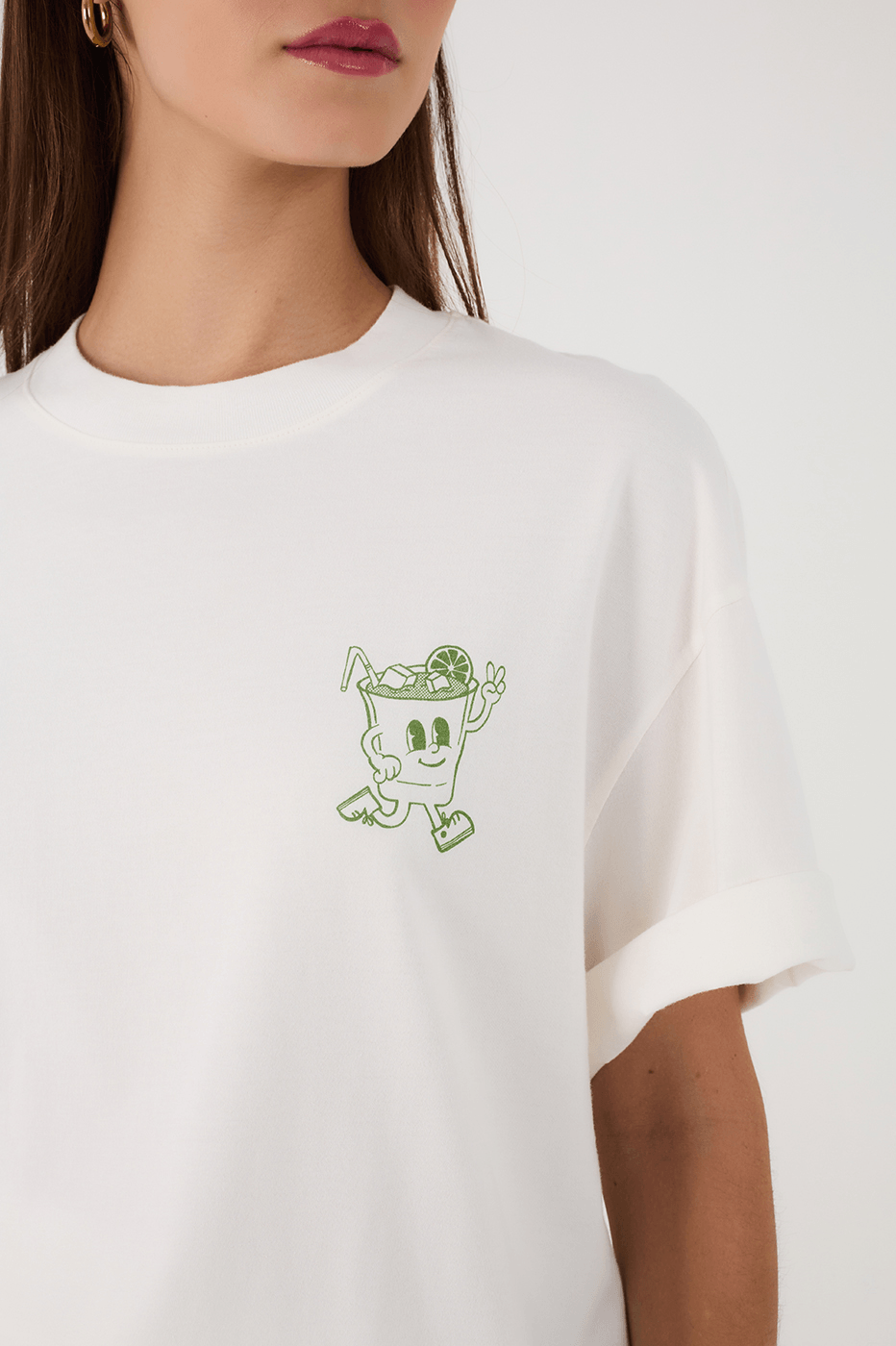 Off-White Lemon Caip Short Sleeve Graphic T-Shirt