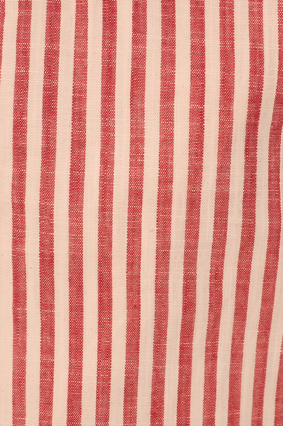 Red Stripes Pockets Wide-Leg Twill Pants_7