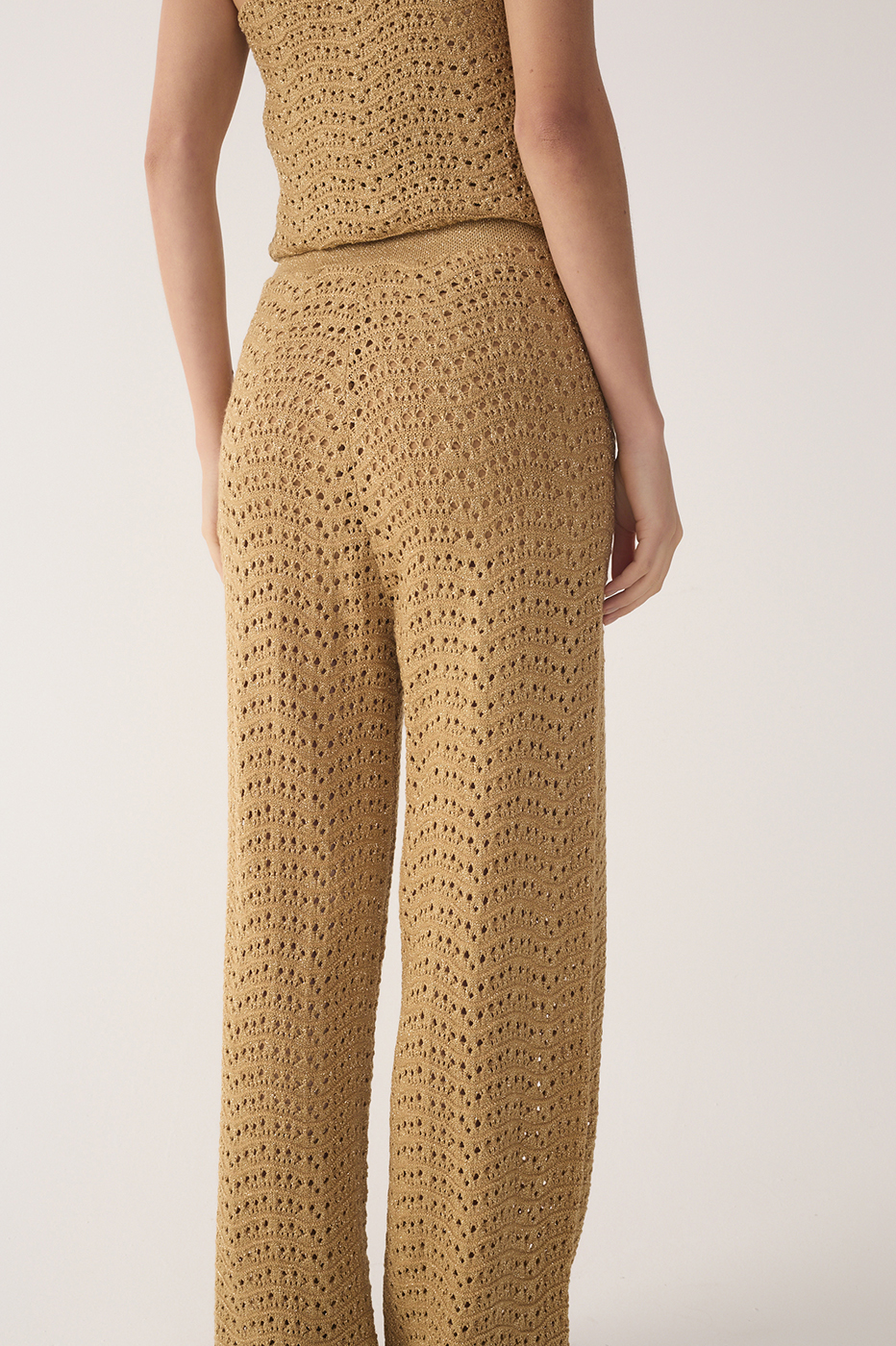 Solar Lurex Knit Pants