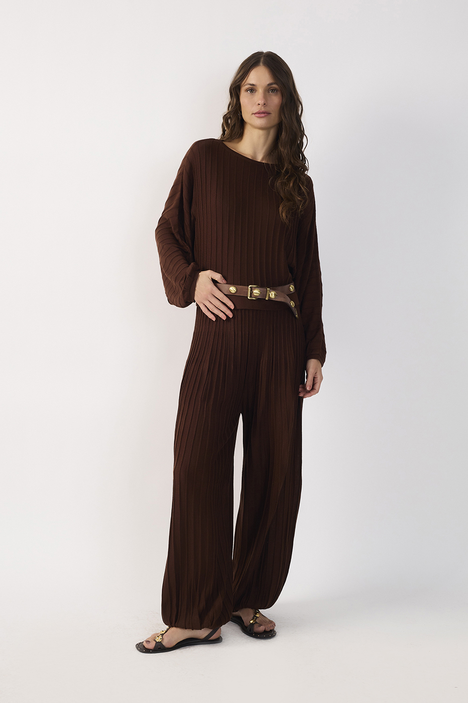 Nervuras Aladdin Tricot Pants_2