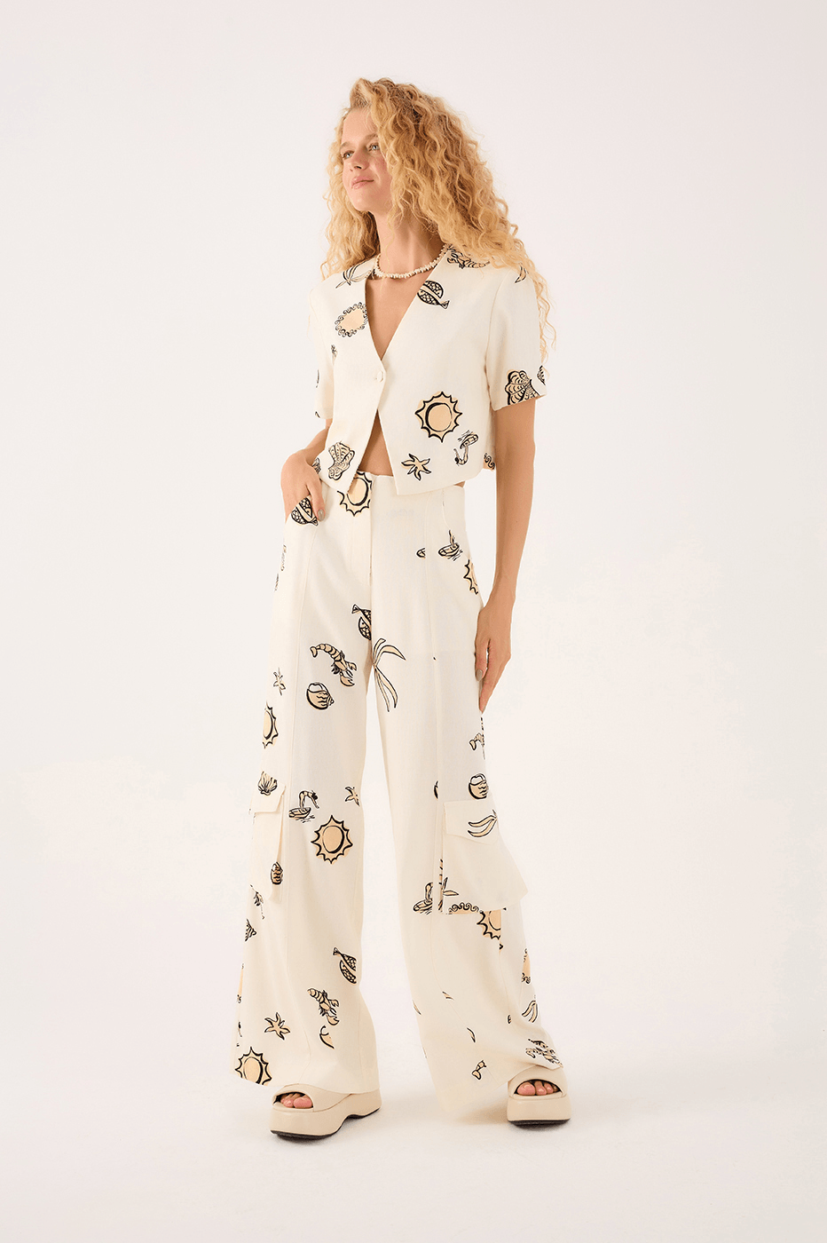 Maré Mansa Print Pants