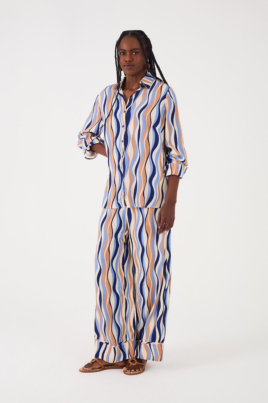 Off-White Carioca Side Pockets Crepe Pants