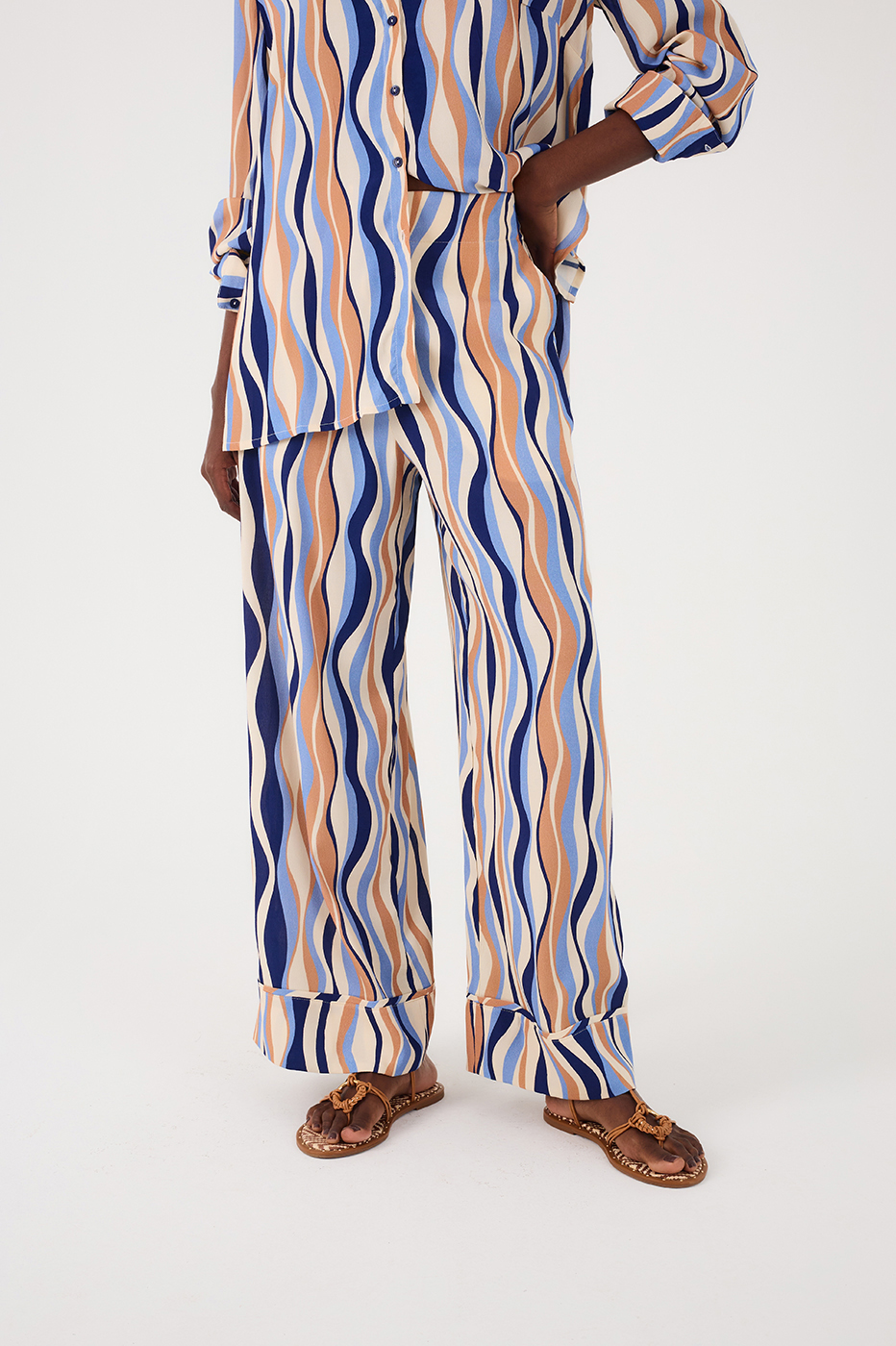 Off-White Carioca Side Pockets Crepe Pants