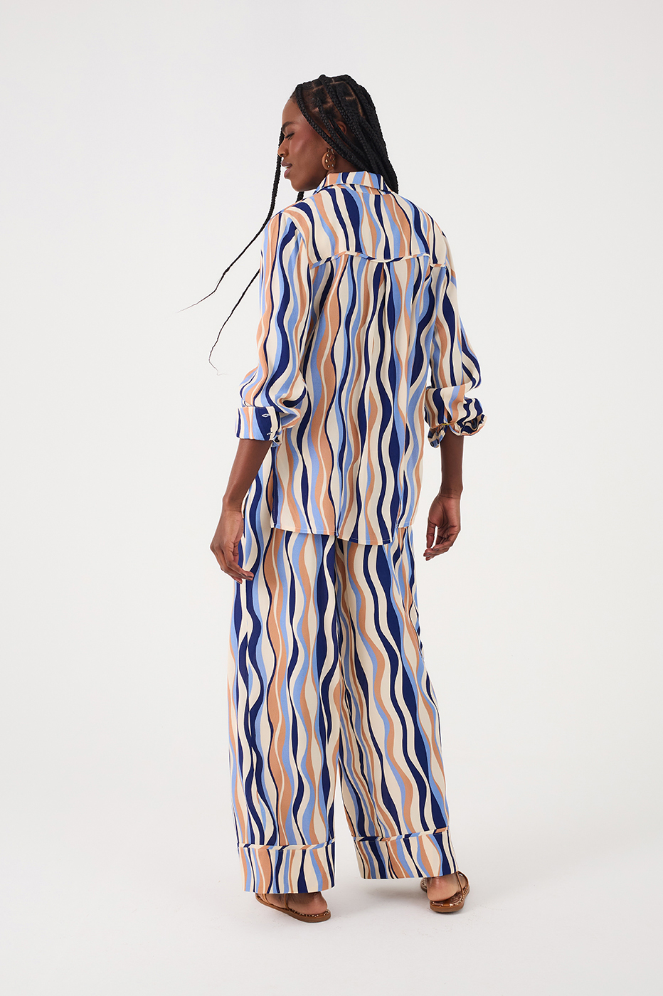 Off-White Carioca Side Pockets Crepe Pants