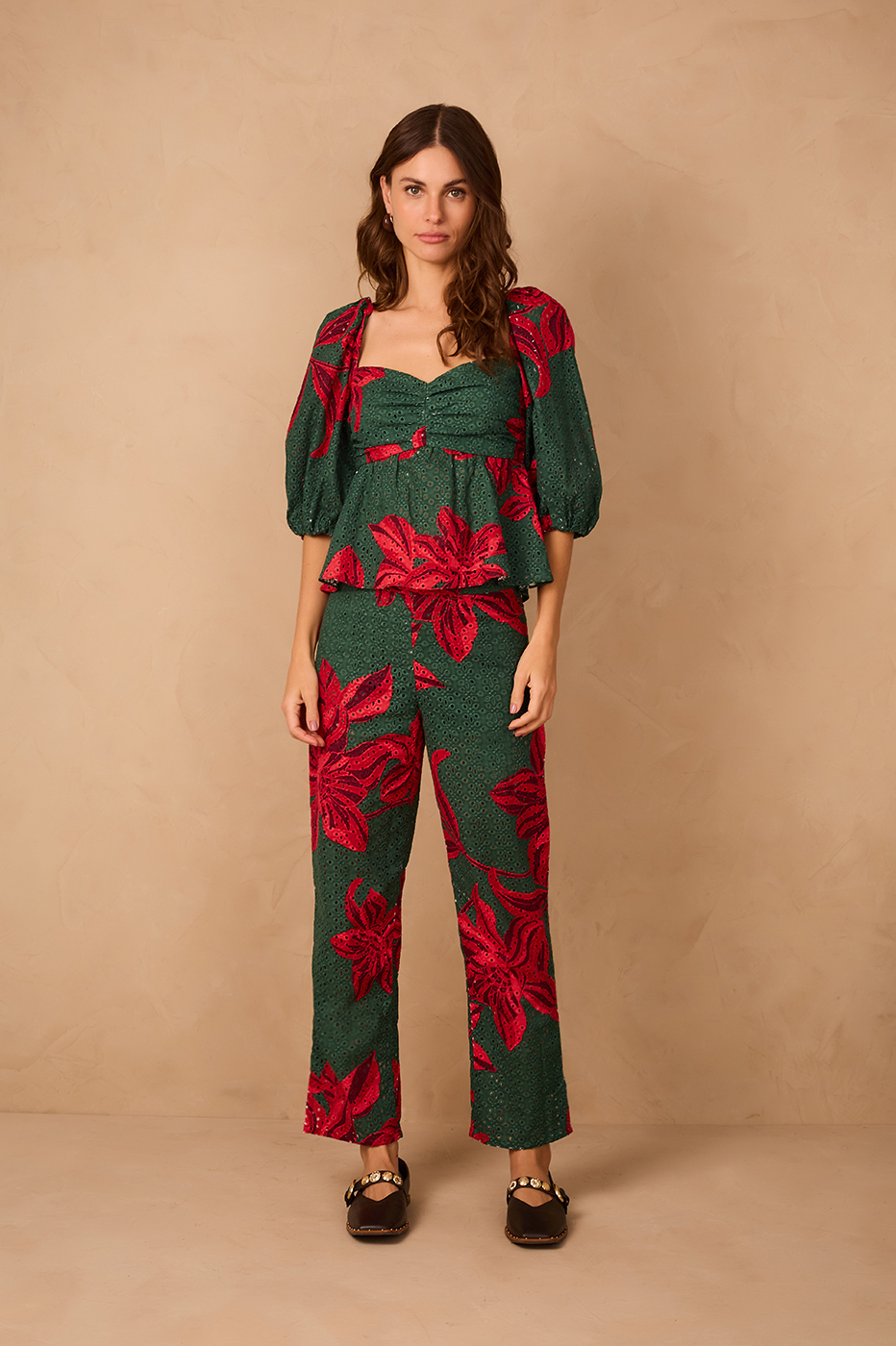 Botanic Print Laise Pants