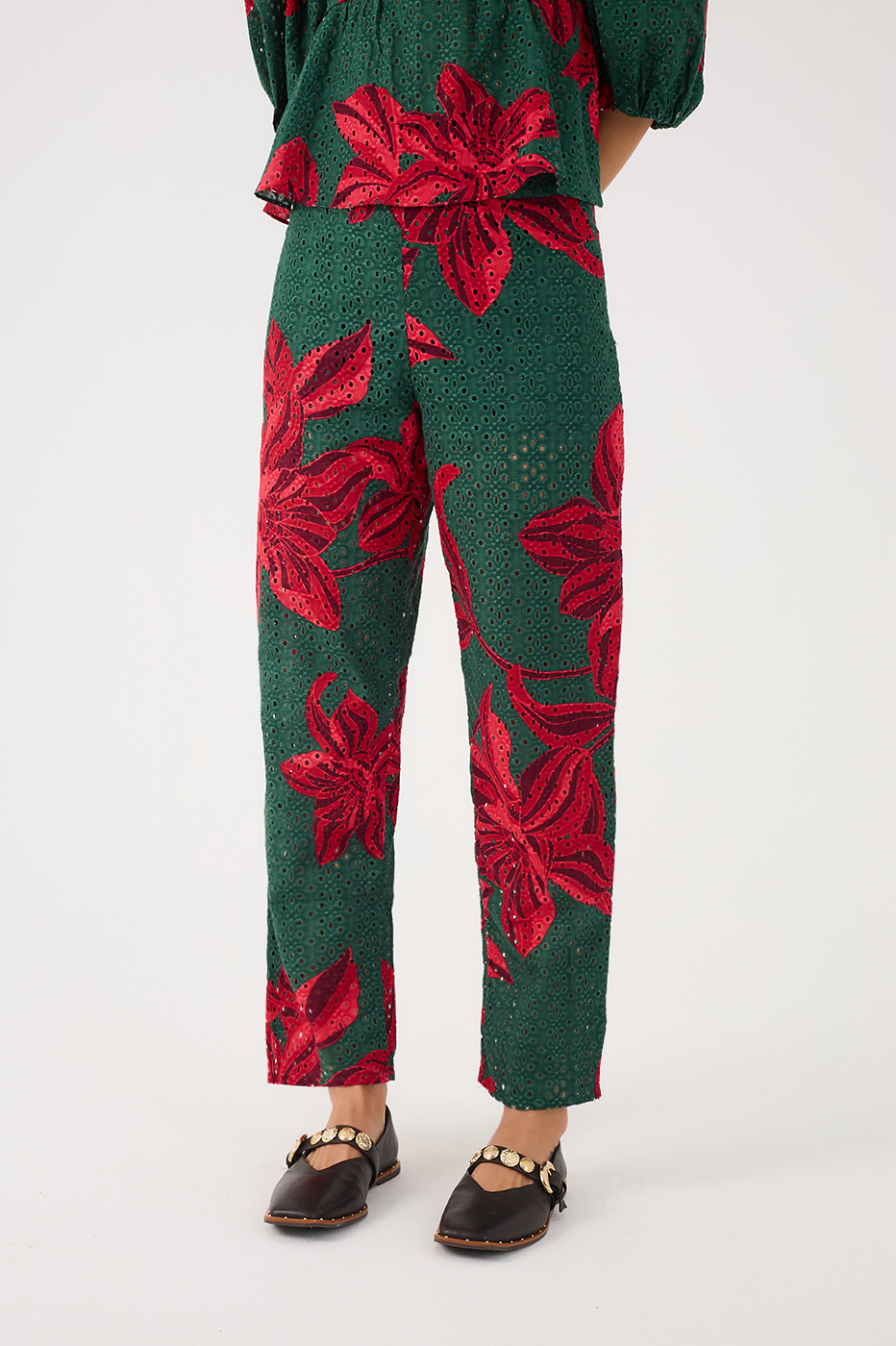 Botanic Print Laise Pants