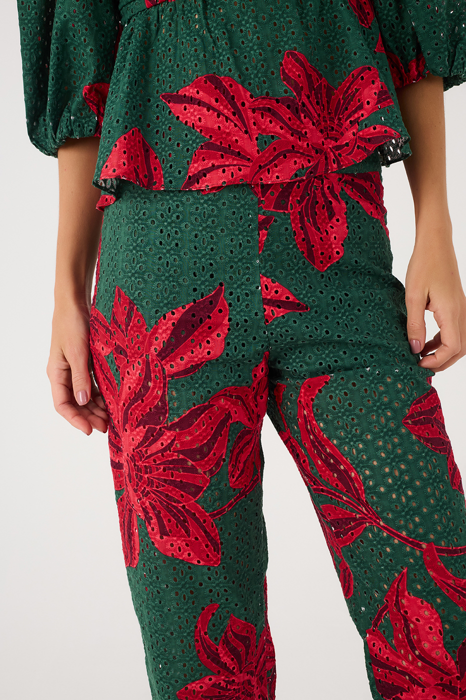 Botanic Print Laise Pants