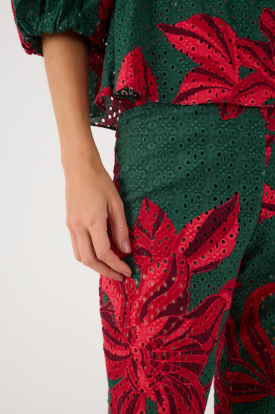 Botanic Print Laise Pants