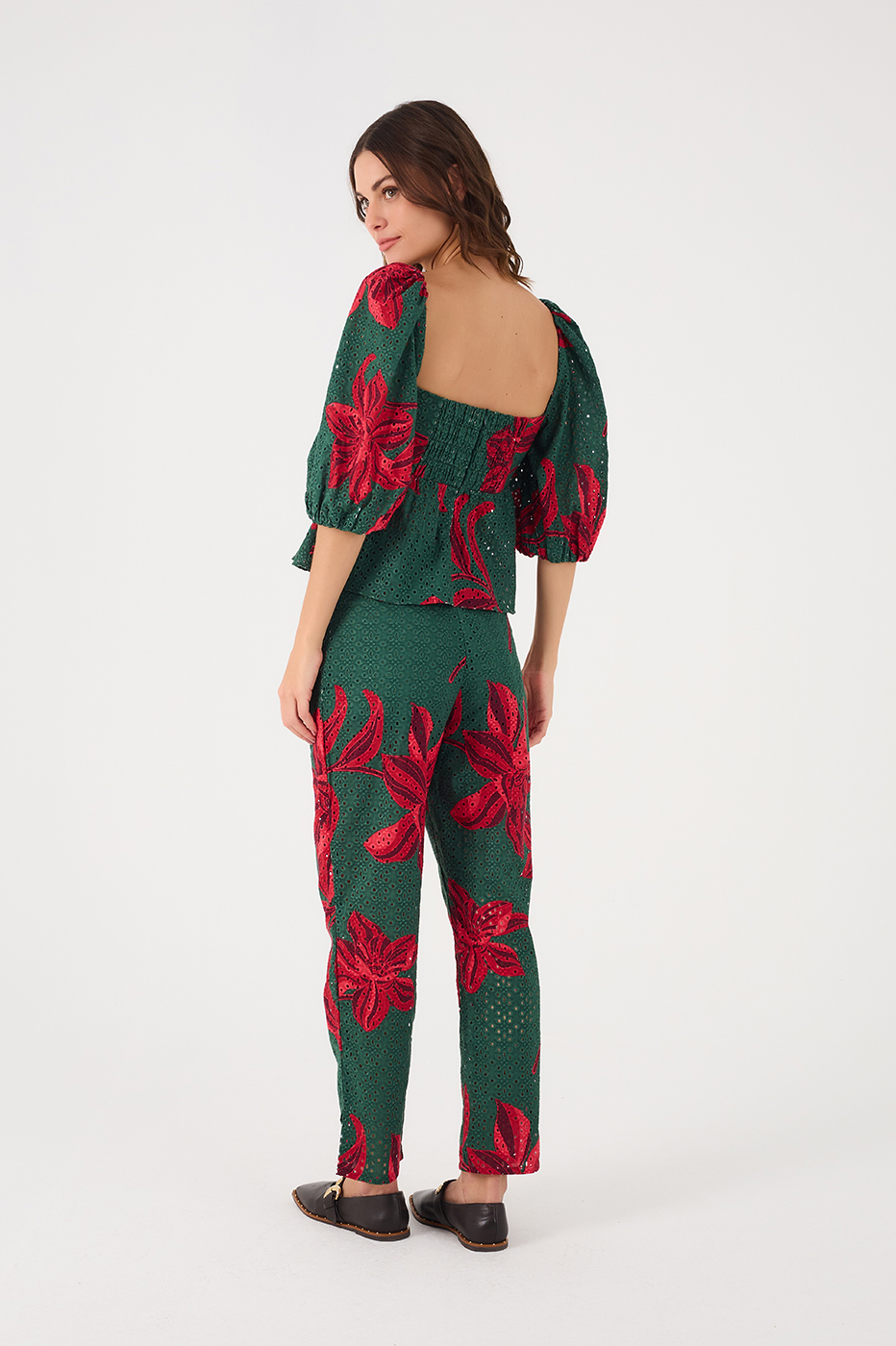Botanic Print Laise Pants
