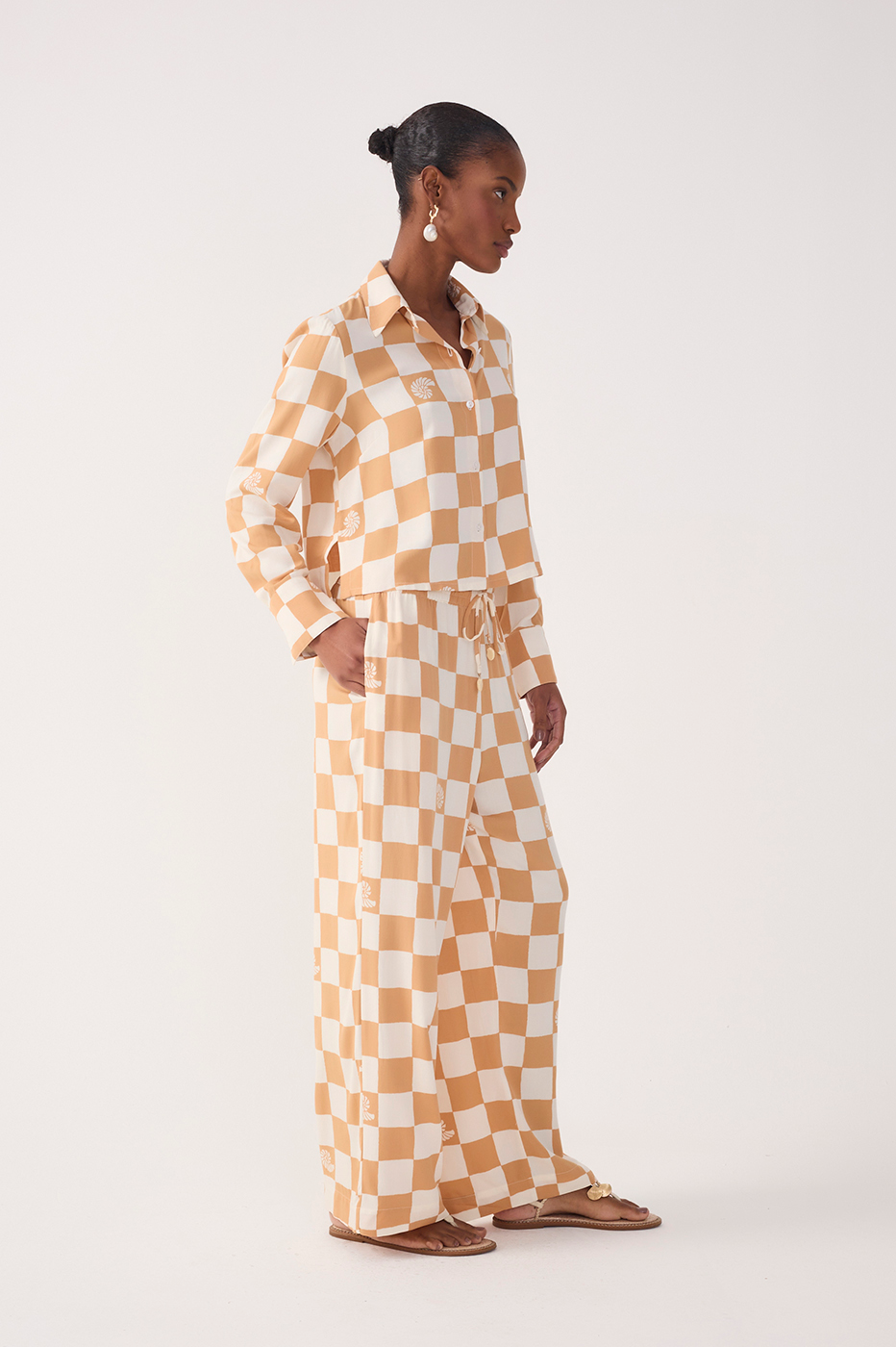 Jogo de Conchas Print Pants_3