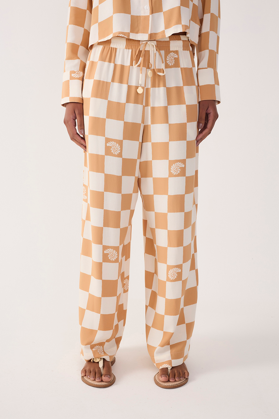 Jogo de Conchas Print Pants_4