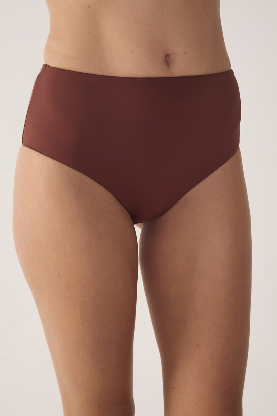 Brown Som do Mar Flared Mesh Pants_6