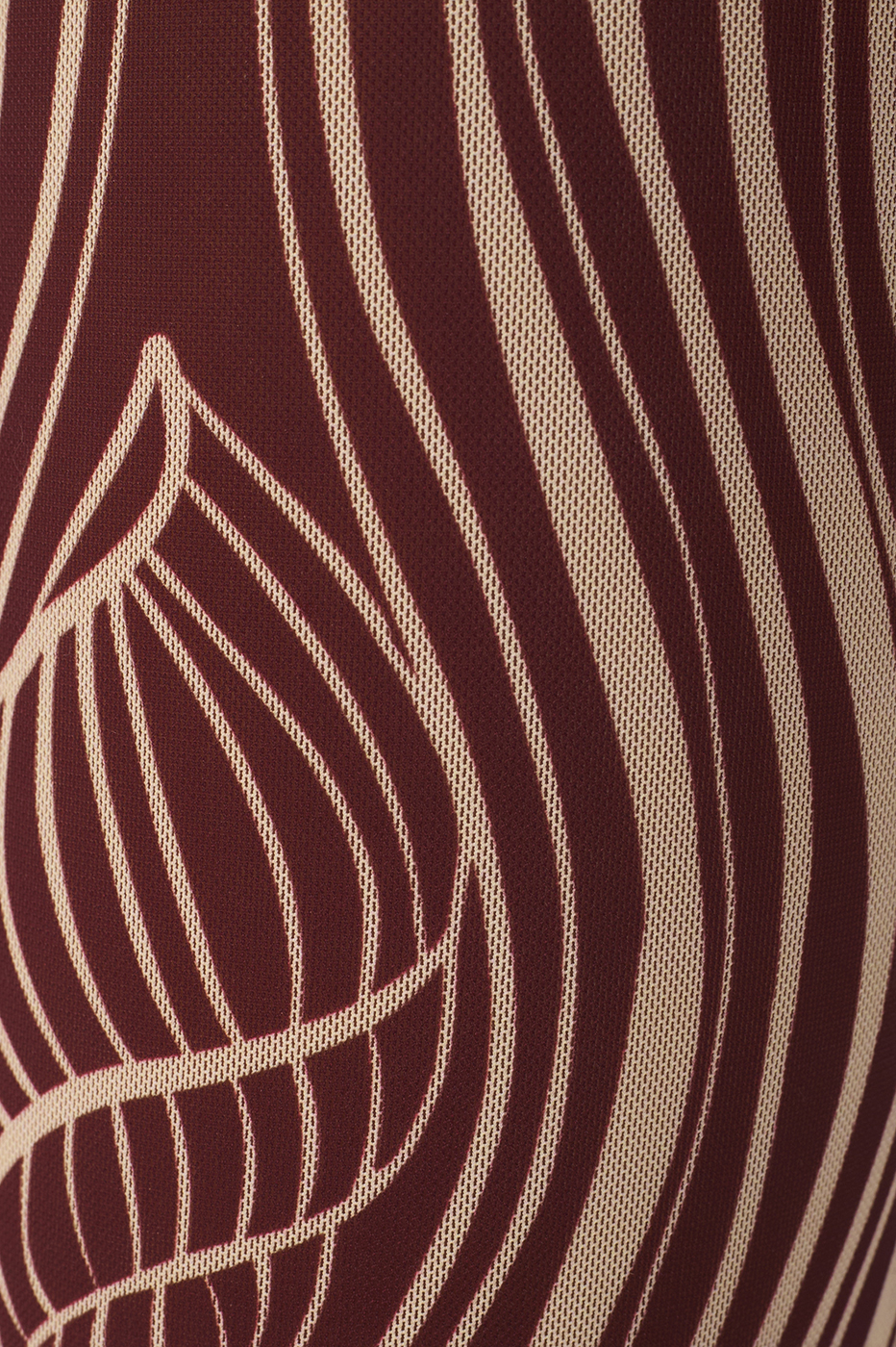 Brown Som do Mar Flared Mesh Pants_8