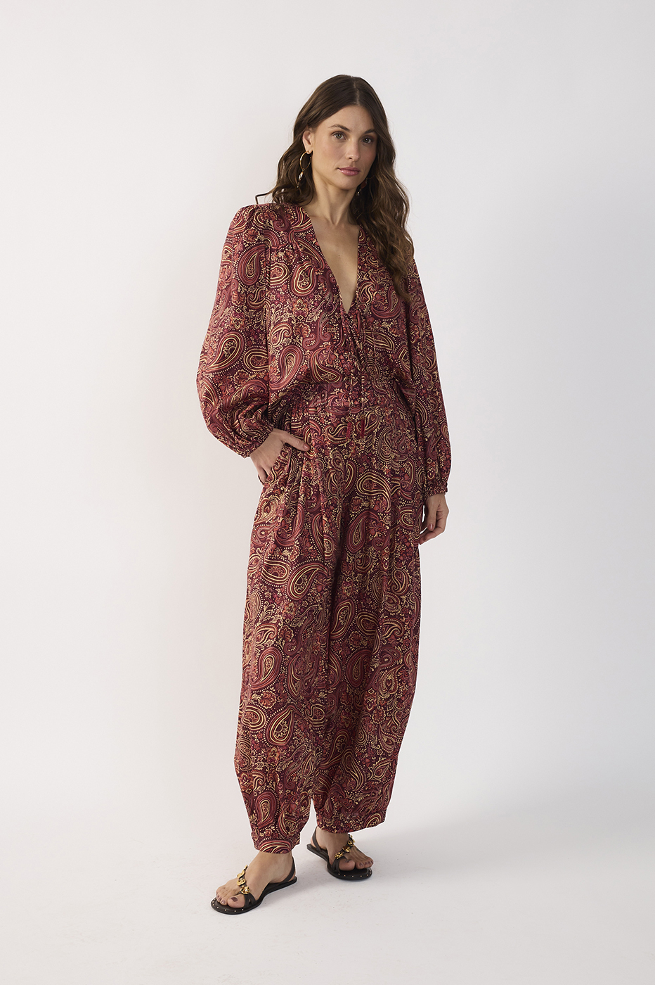 Noite de Inverno Print Pants_2