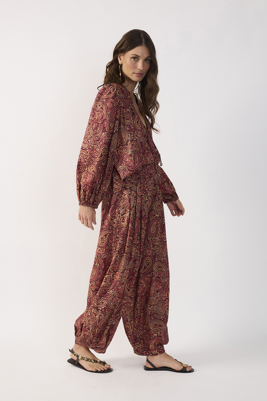 Noite de Inverno Print Pants_3
