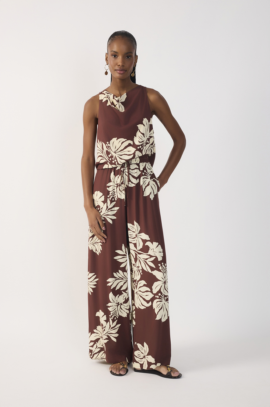 Bela Flor Print Pants_2