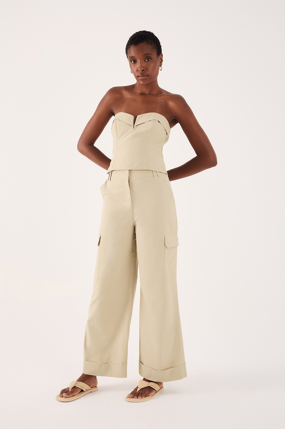 Cotton Pant With Side Pockets_1
