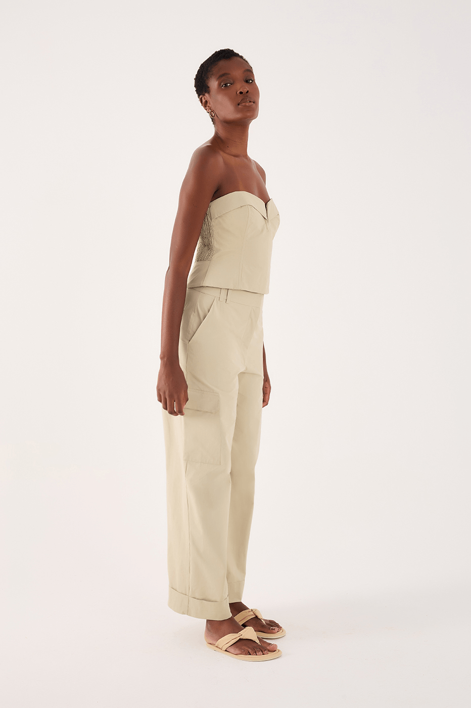 Cotton Pant With Side Pockets_3