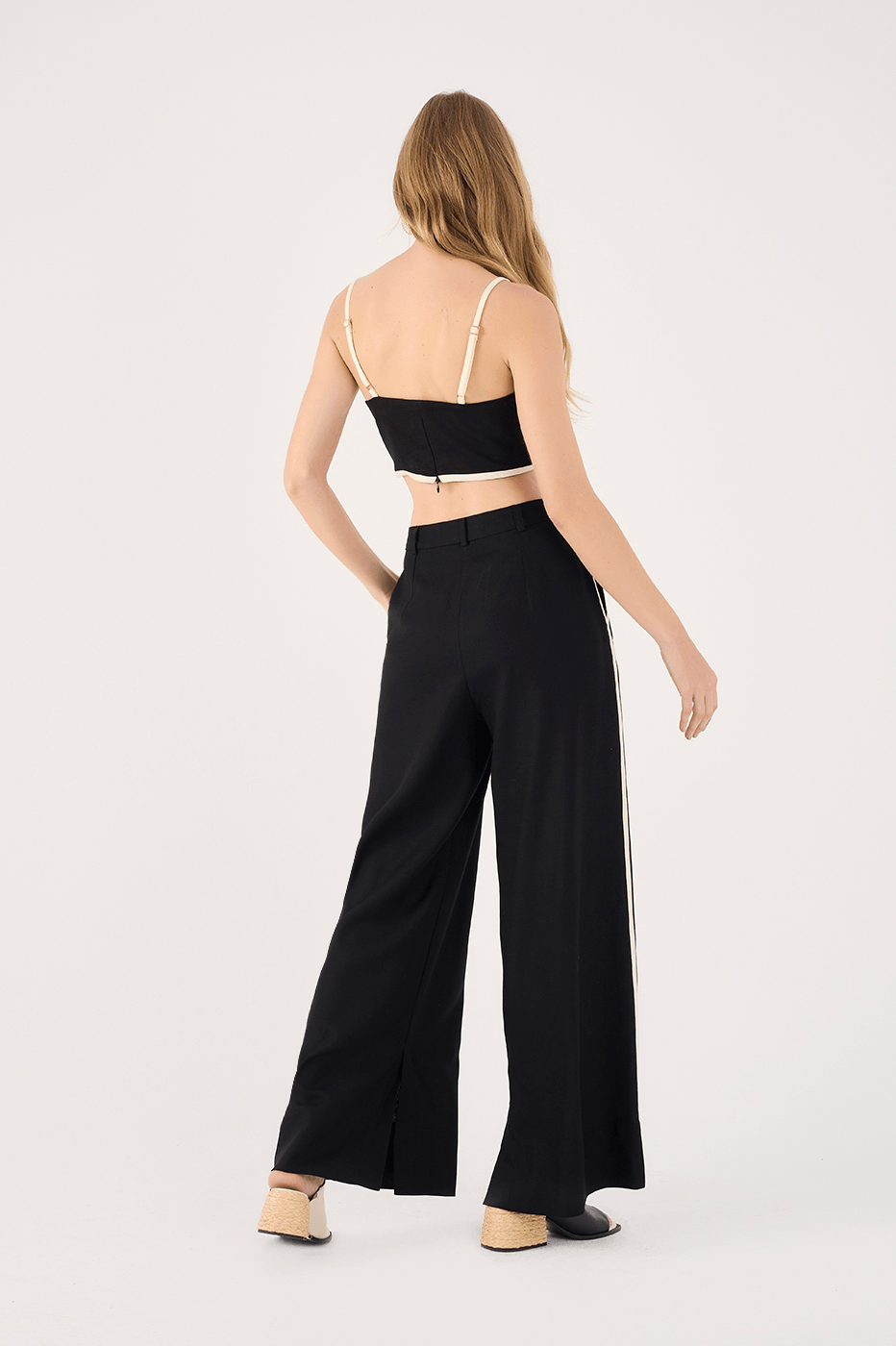 Linen Piping Pants_4
