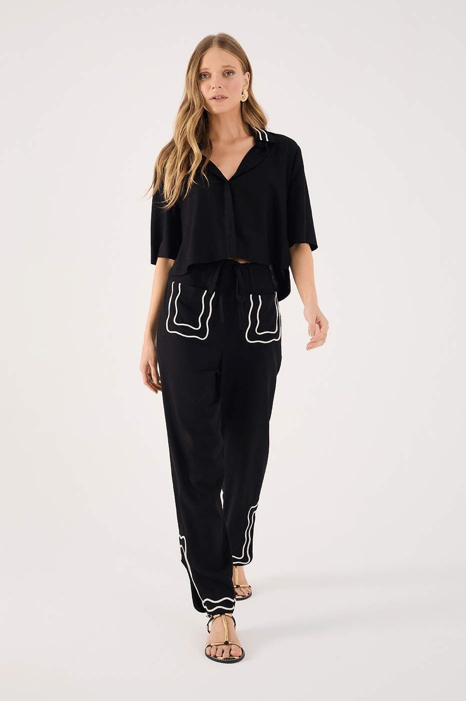 Sianinha-Embroidered Linen Pants_1
