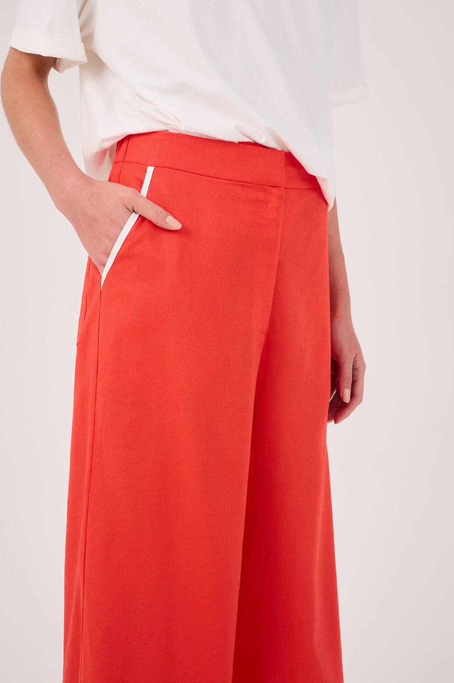 Contrast Crop Pants_5