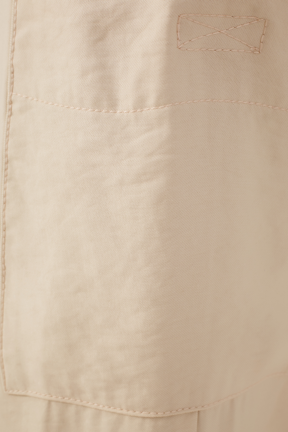 Off-White Elastic Waist Cuffs Pockets Pants