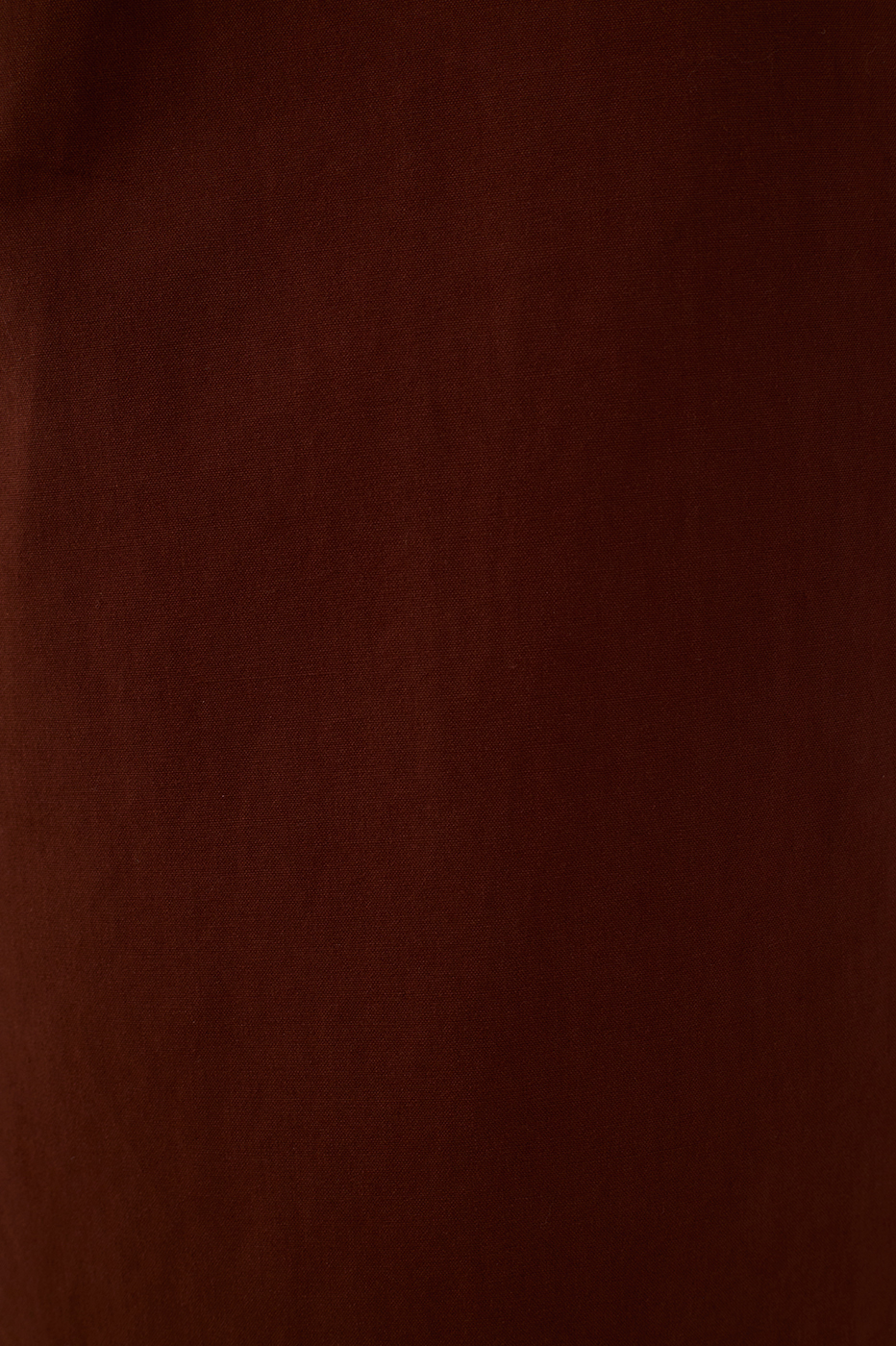 Brown Pleats Elastic Waistline Pockets Cotton Pants