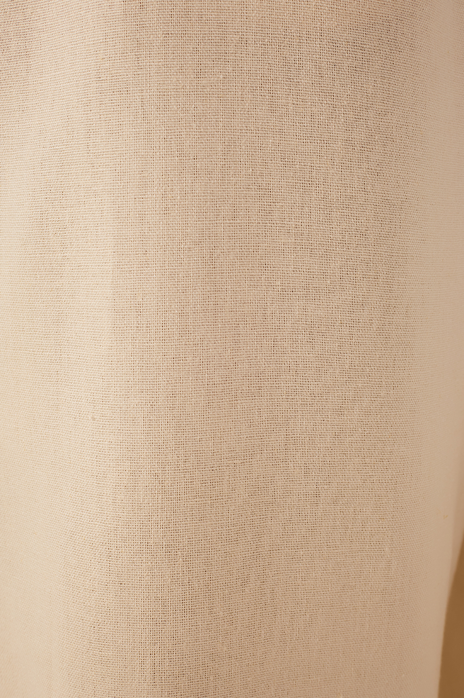 Off-White And Brown Pockets Linen Pants