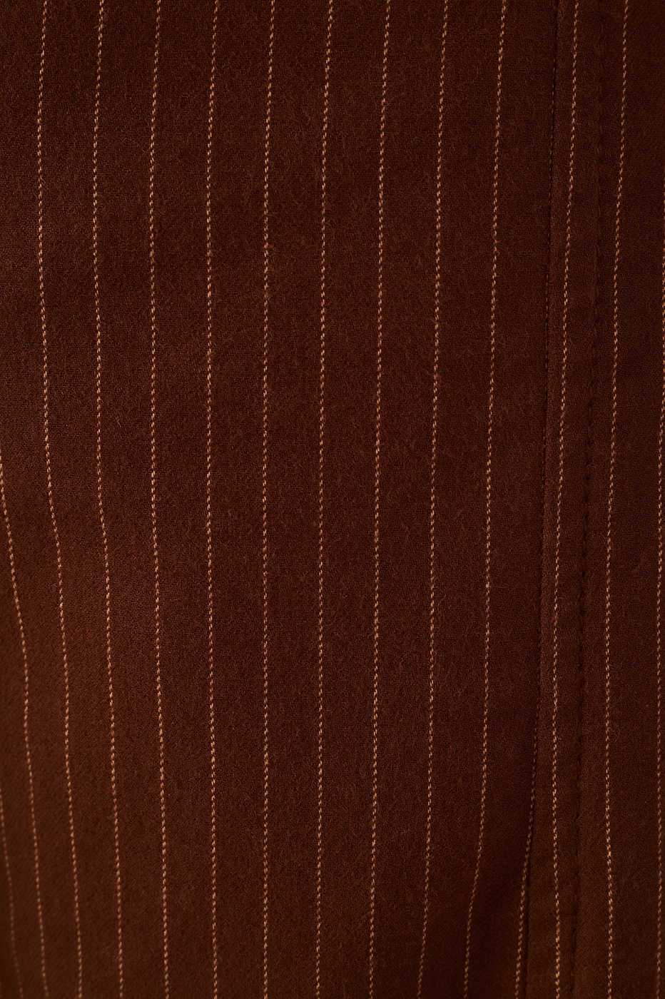 Brown Pinstripe Pants