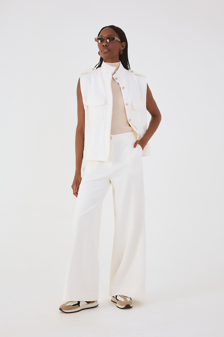 Off-White Pockets Tailored Pants