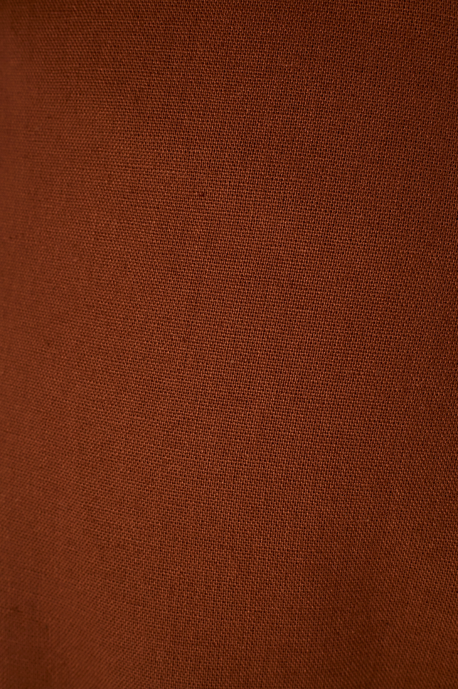 Brown Mate Pleats Cuffed Linen Pants
