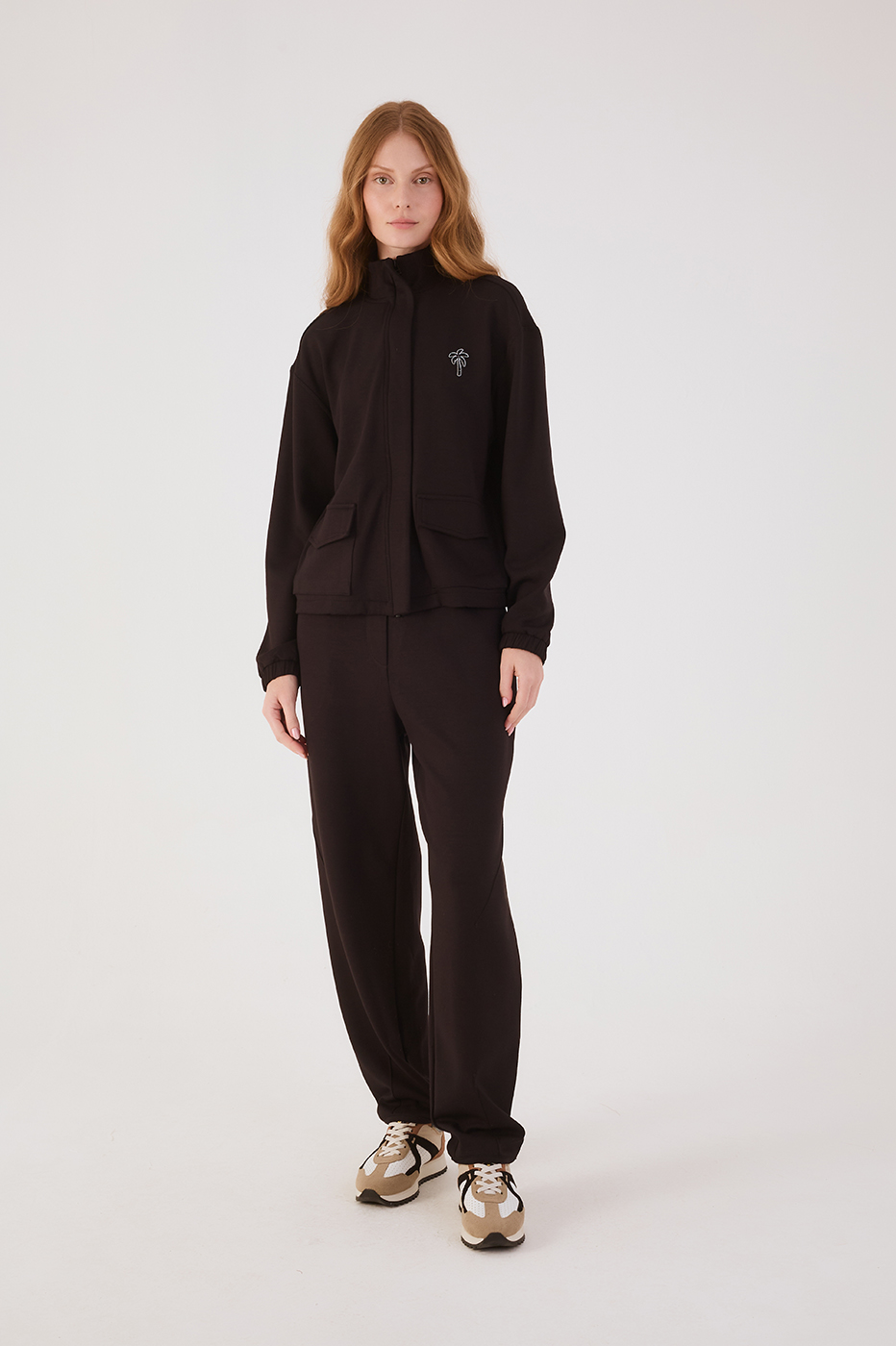 Black Pleated Pants
