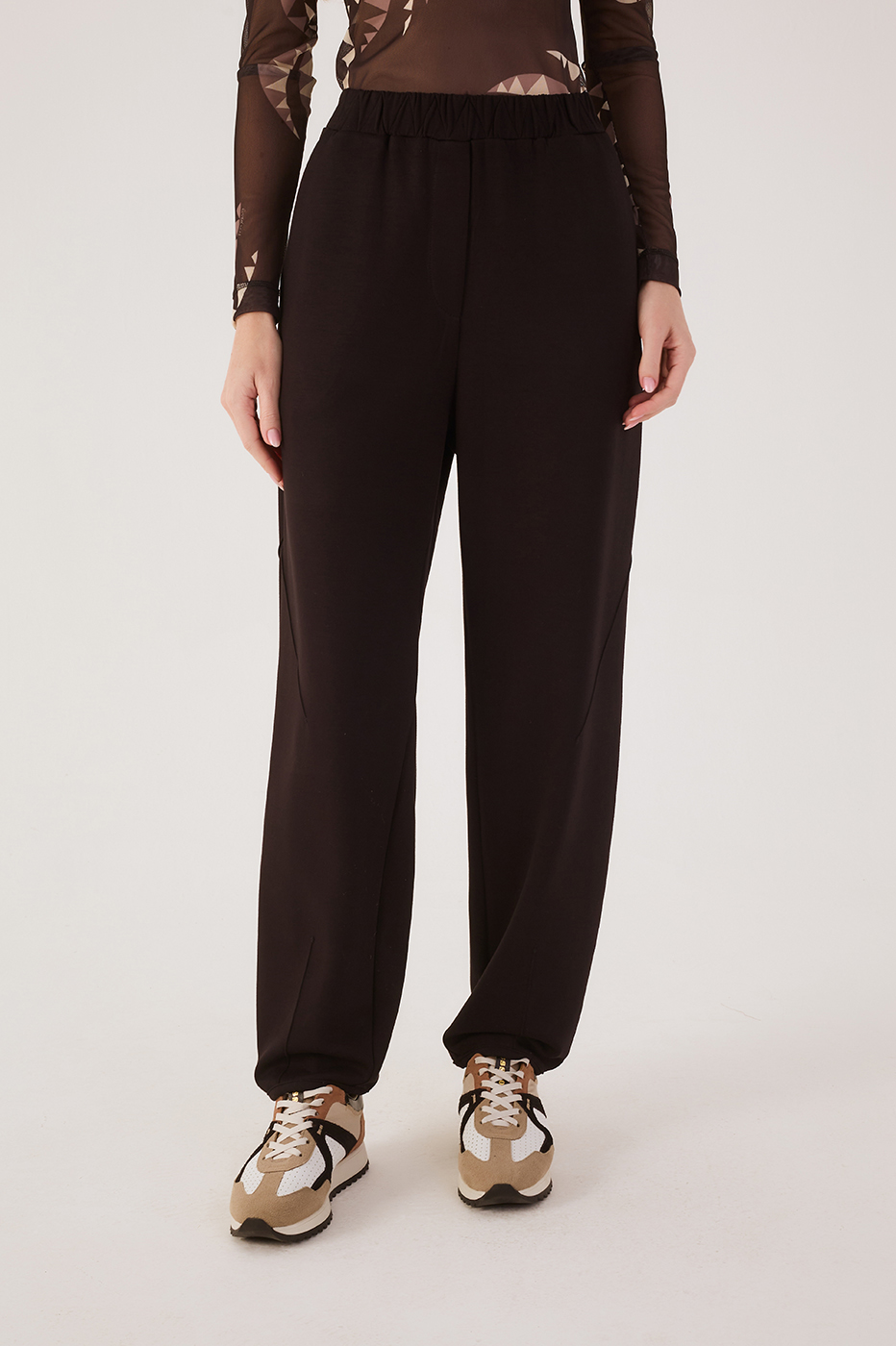 Black Pleated Pants