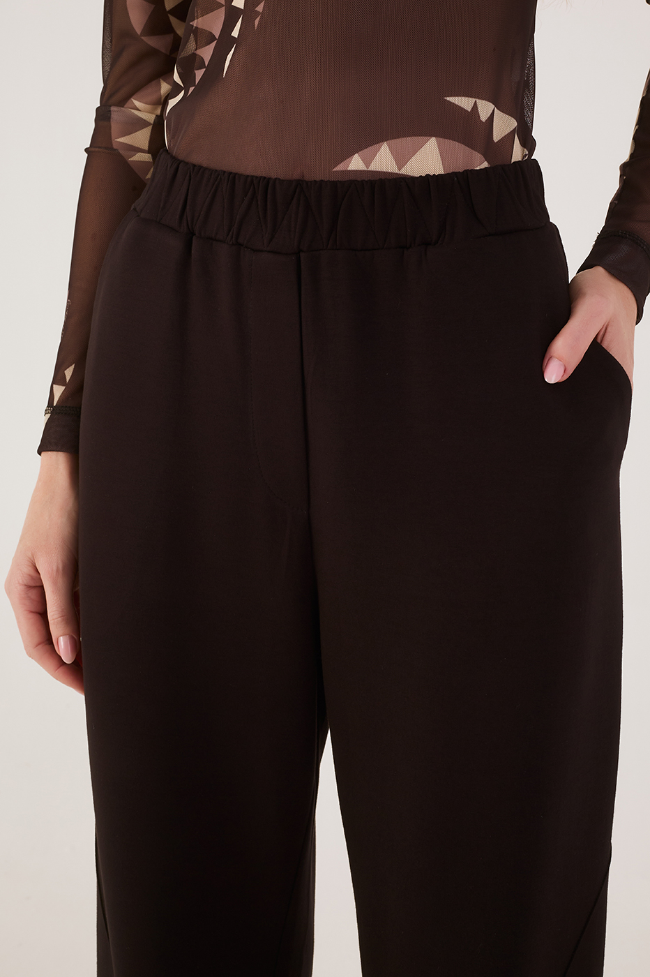 Black Pleated Pants