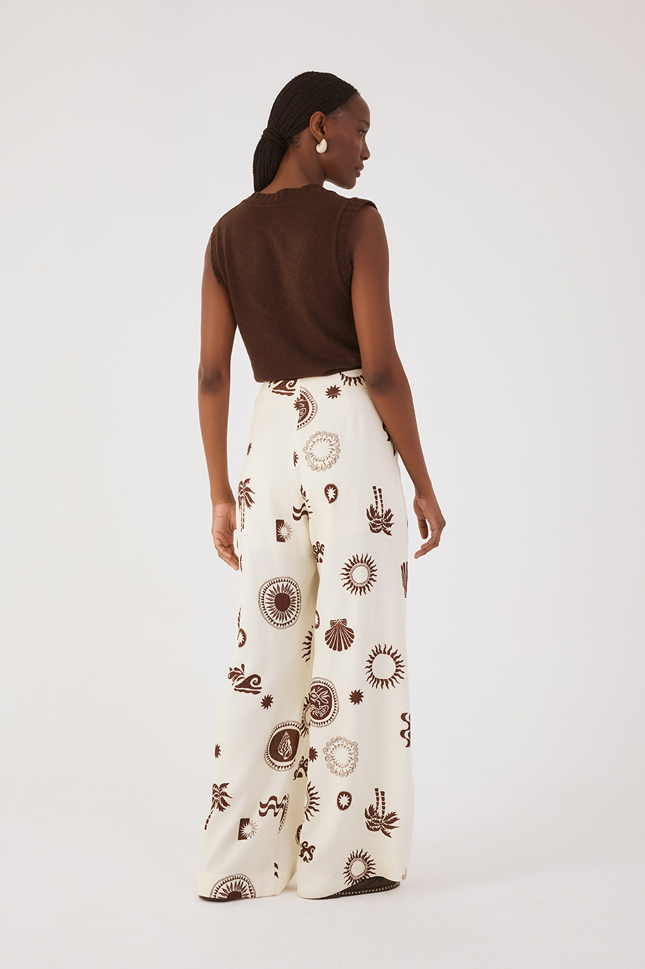 Off-White Sol Rio Pockets Wide-Leg Pants