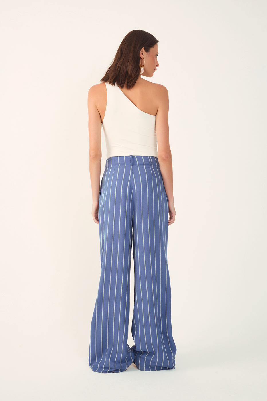 Striped Linen Pleated Pants_6