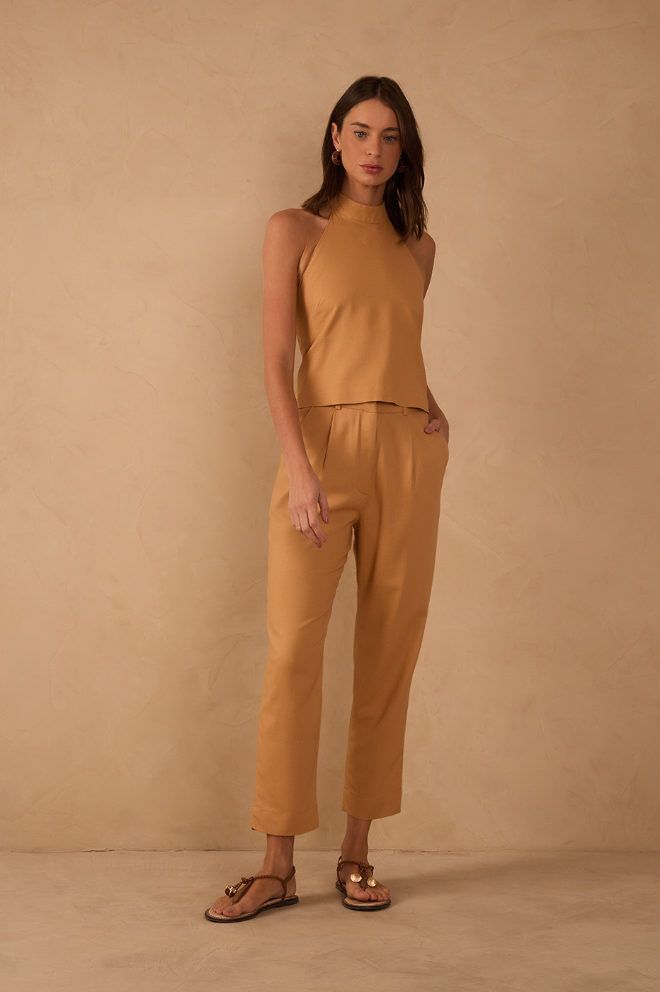 Linen Carrot Pants_1