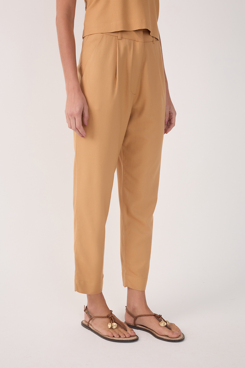 Linen Carrot Pants_3