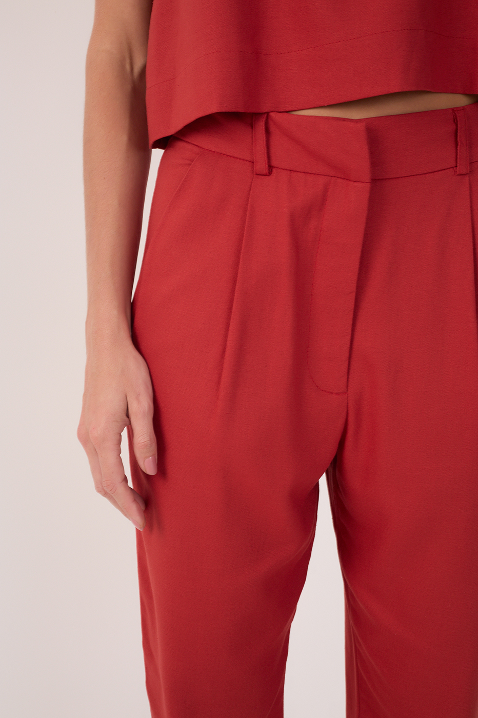 Linen Carrot Pants_4