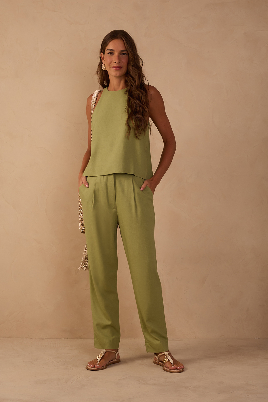 Linen Carrot Pants_1