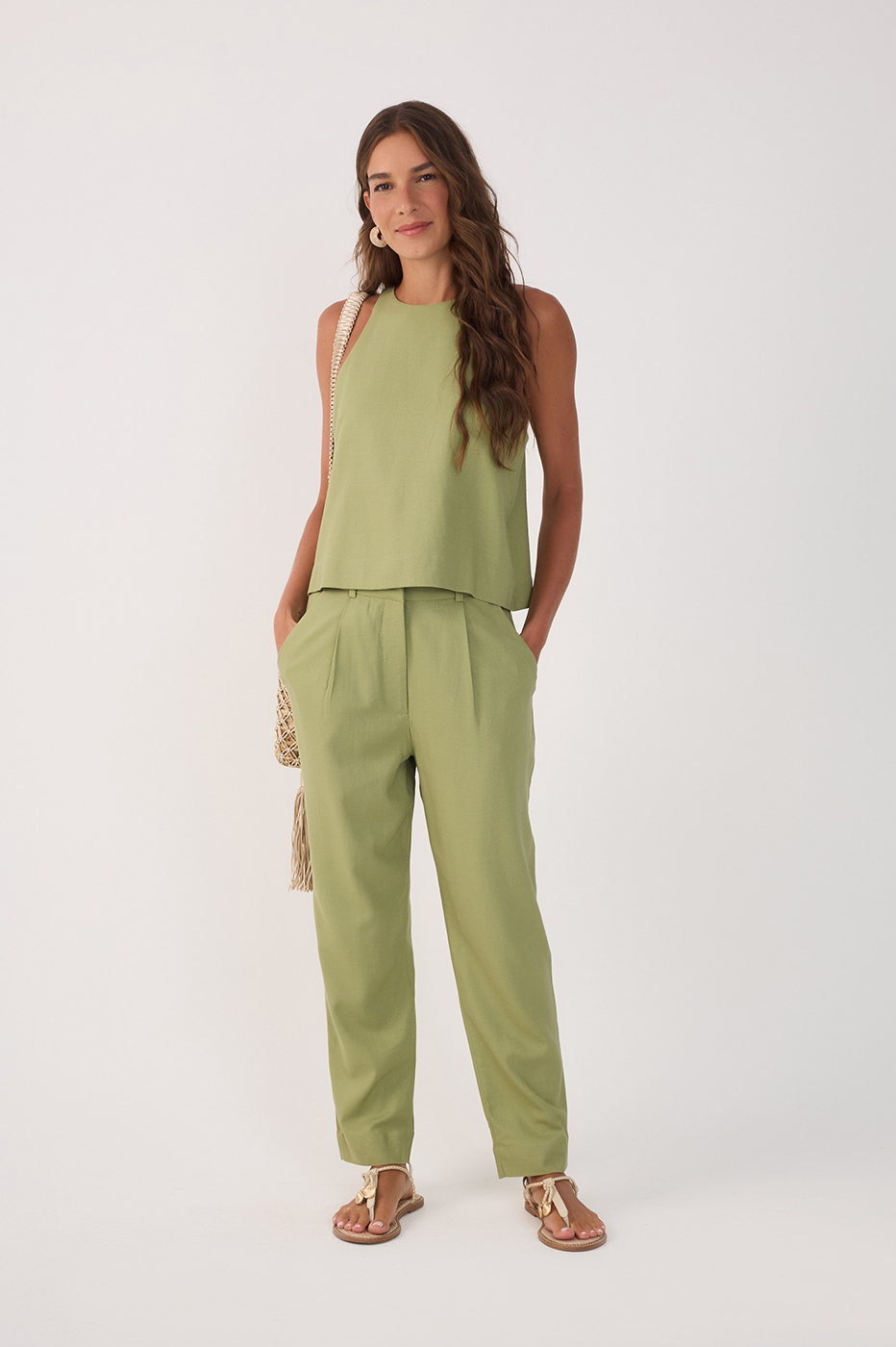 Linen Carrot Pants_2