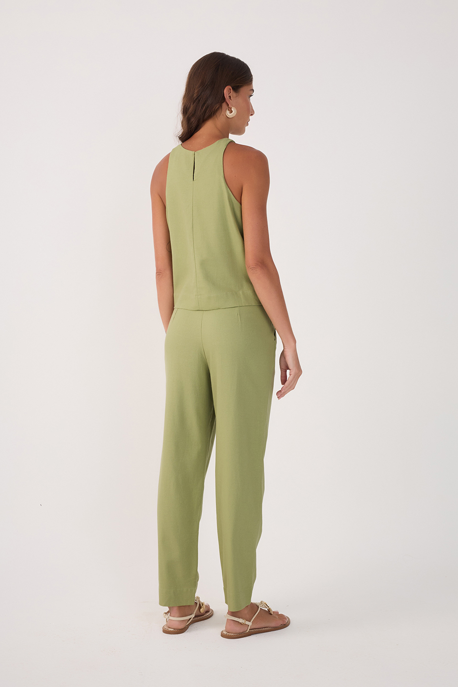 Linen Carrot Pants_5