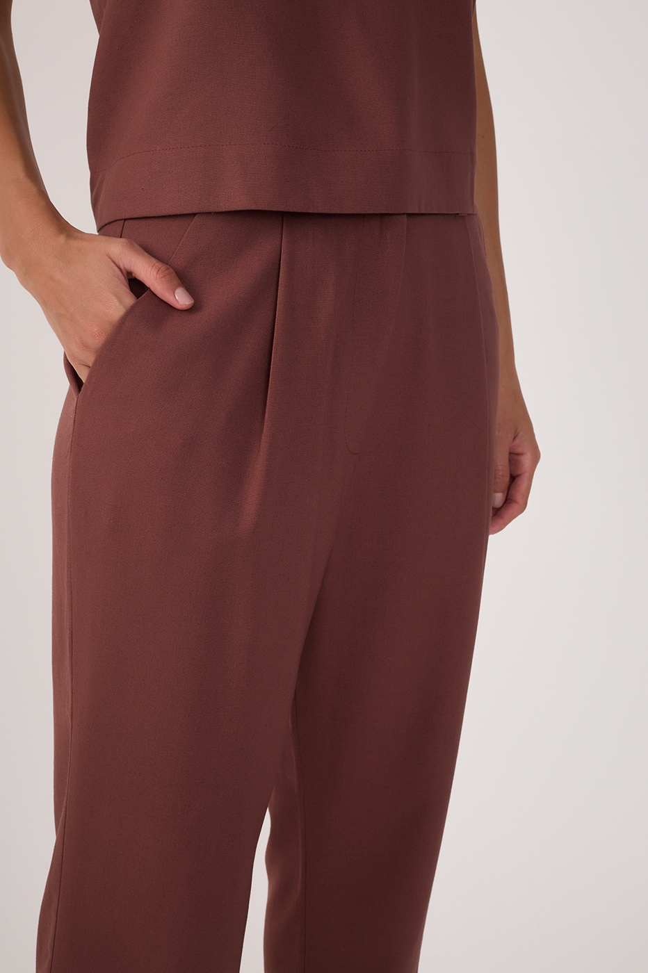 Linen Carrot Pants_4