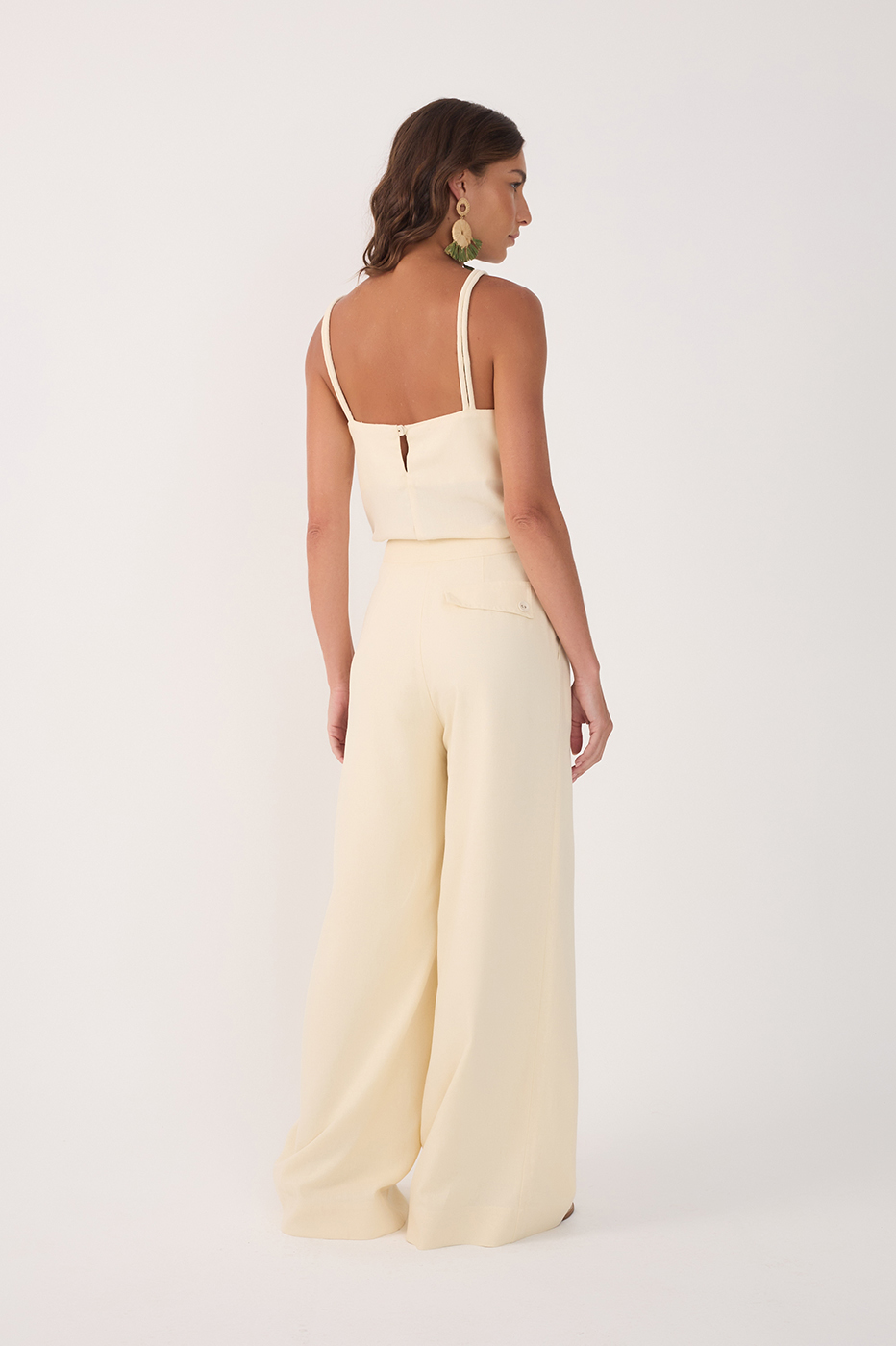Tucks Linen Pants_6