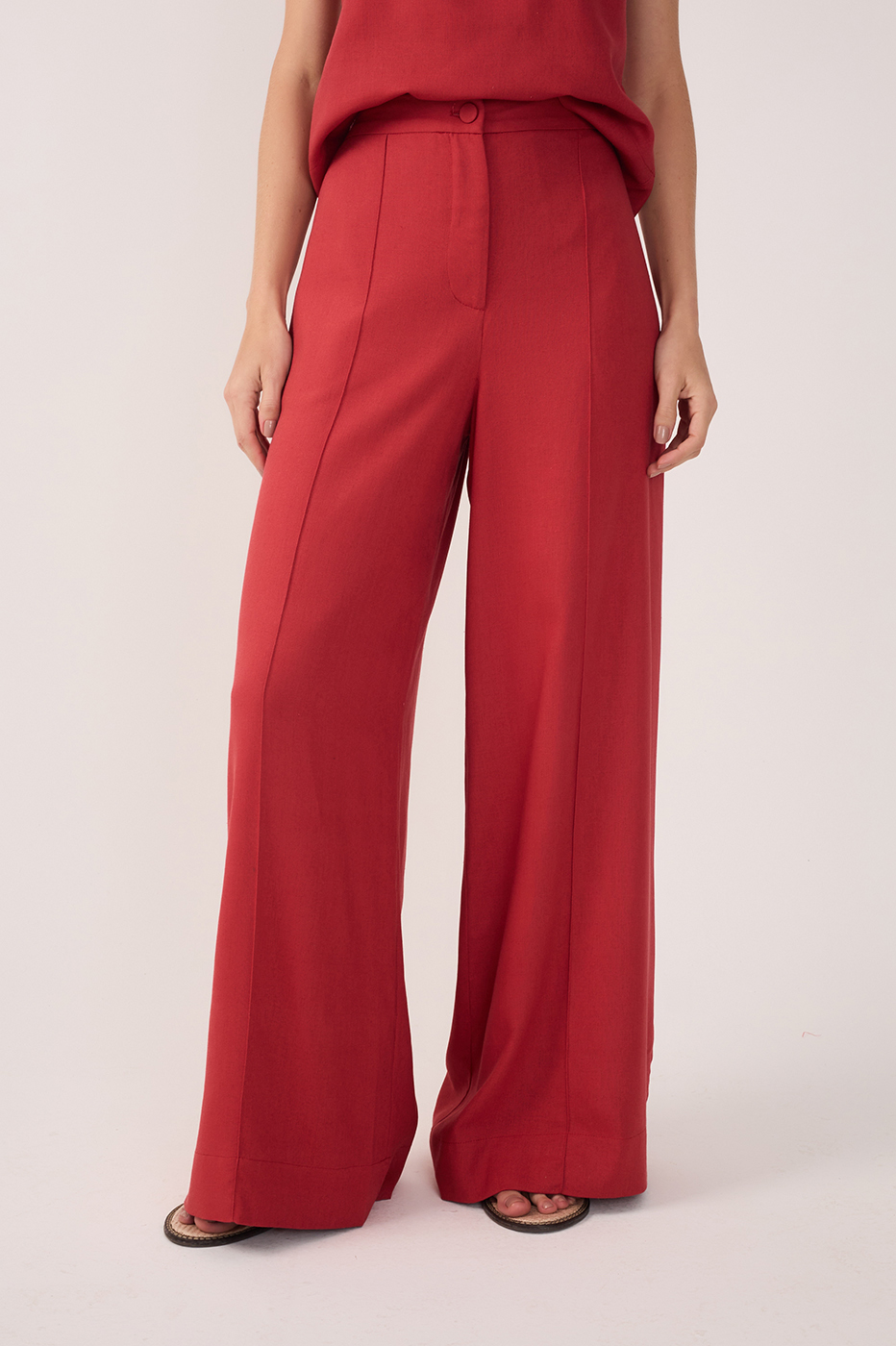 Tucks Linen Pants_3