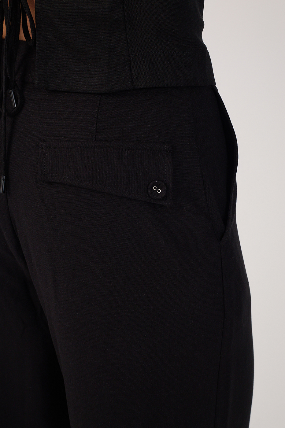 Tucks Linen Pants_6