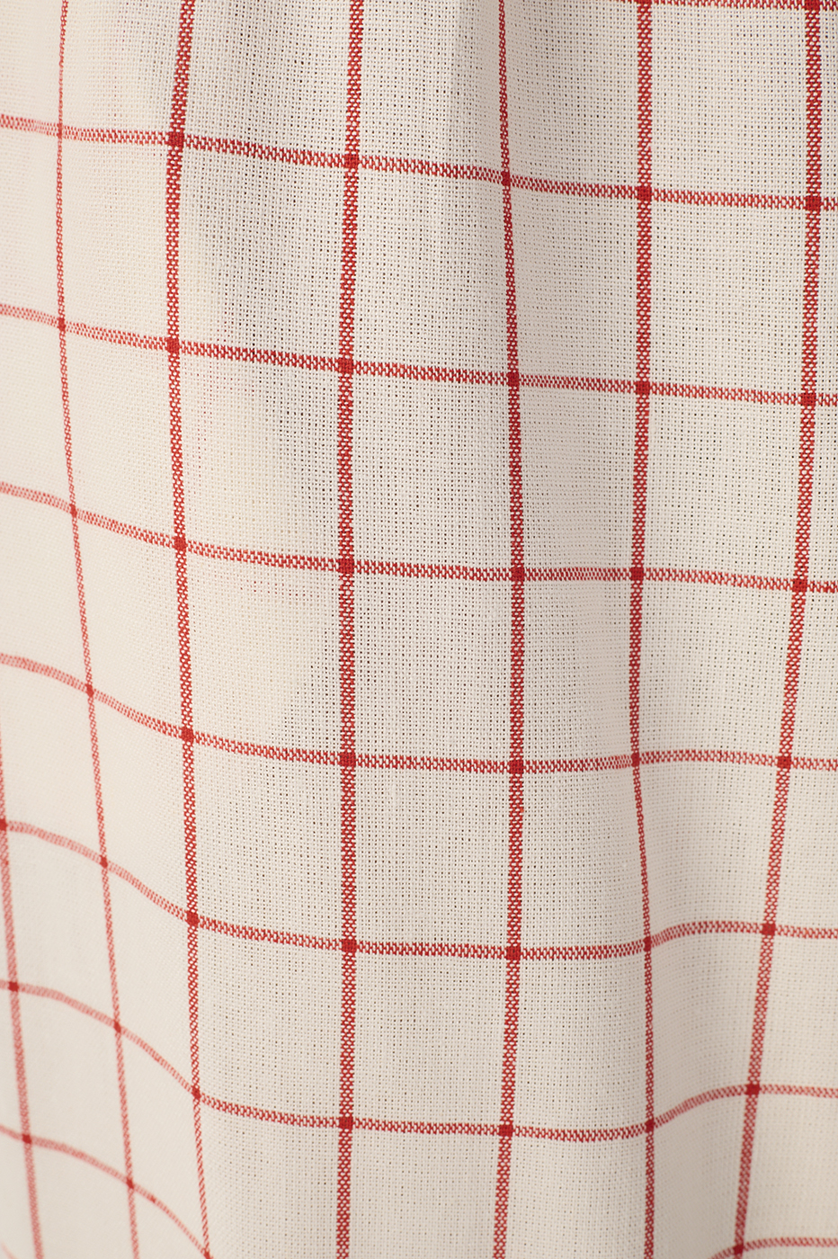 Checkered Linen Carrot Pants