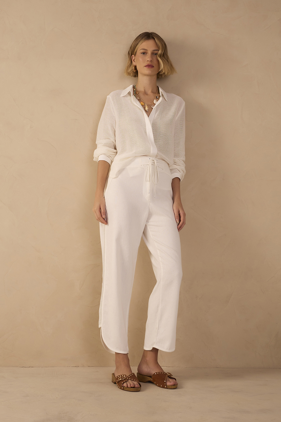 Mesh Linen Pants_1
