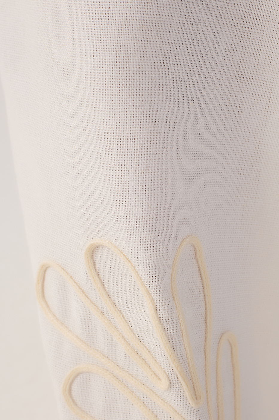 Embroidered-Hem Linen Pants_8